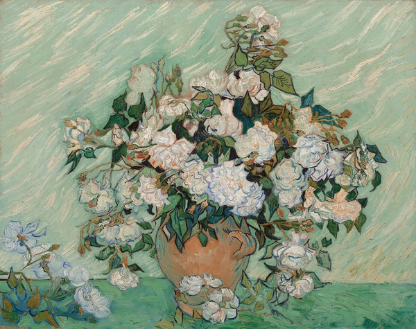 Vincent van Gogh, Roses, 1890 (oil on canvas)