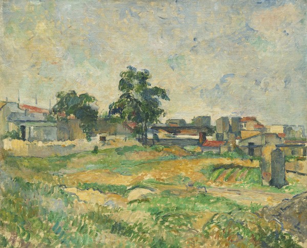 Paul Cézanne, Landscape near Paris, c. 1876 (oil on canvas)