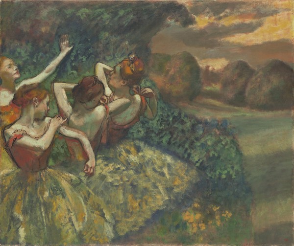 Edgar Degas, Four Dancers, c.1899 (oil on canvas)