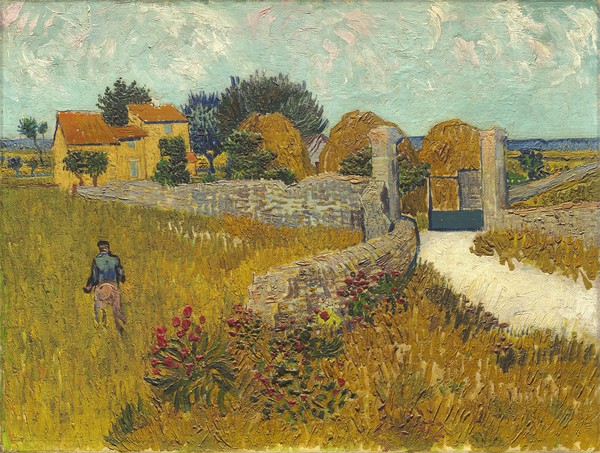 Vincent van Gogh, Farmhouse in Provence, 1888 (oil on canvas)