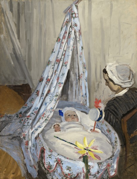 Claude Monet, The Cradle, Camille with the Artist's Son Jean, 1867 (oil on canvas)
