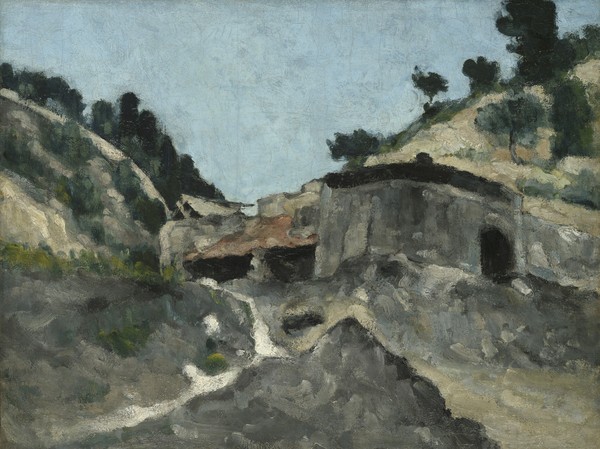 Paul Cézanne, Landscape with Water Mill, c.1871 (oil on canvas)