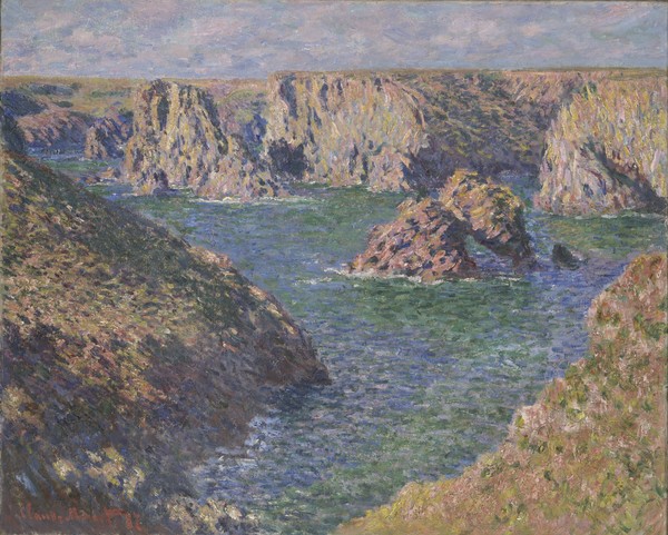 Claude Monet, Port-Domois, Belle-Isle, 1887 (oil on canvas)