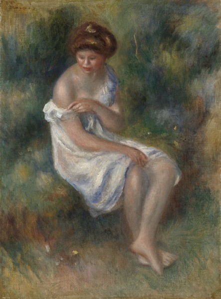 Pierre-Auguste Renoir, The Bather, c.1900 (oil on canvas)