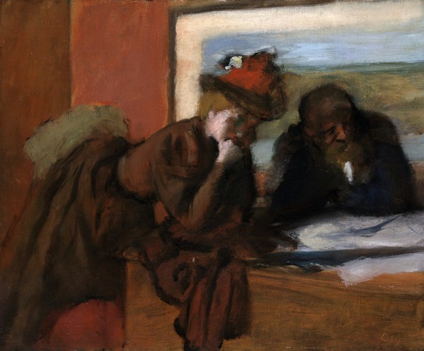 Edgar Degas, The Conversation, 1885-95 (oil on canvas)