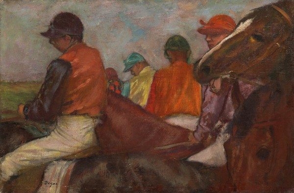 Edgar Degas, The Jockeys, c.1882 (oil on canvas)