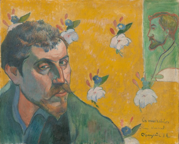 Paul Gauguin, Self Portrait, Les Miserables,1888 (oil on canvas)