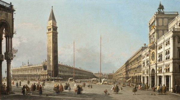 Canaletto, Piazza San Marco Looking South and West, 1763 (oil on canvas)
