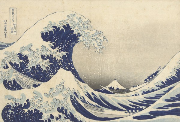 Katsushika Hokusai, The Great Wave off Kanagawa, c.1830 (woodblock print)