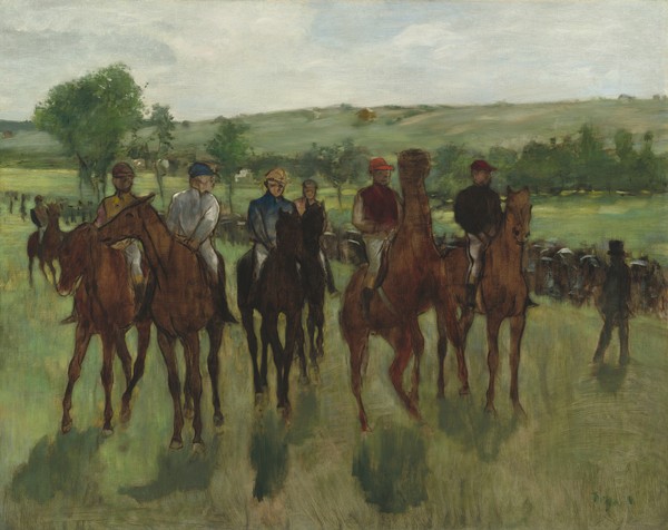 Edgar Degas, The Riders, c.1885 (oil on canvas)