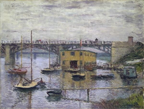 Claude Monet, Bridge at Argenteuil on a Gray Day, c.1876 (oil on canvas)