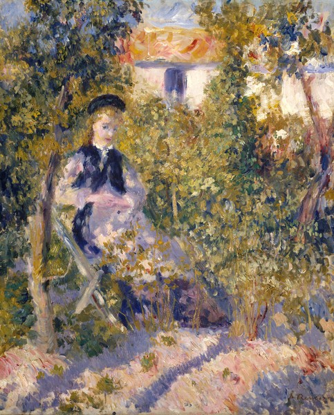 Pierre-Auguste Renoir, Nini in the Garden, 1876 (oil on canvas)