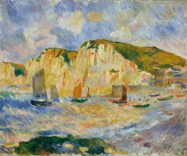 Pierre-Auguste Renoir, Sea and Cliffs, c.1885 (oil on canvas)