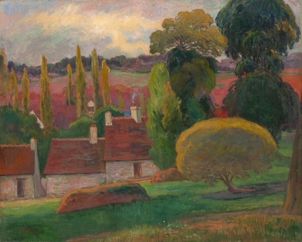 Paul Gauguin, A Farm in Brittany, c.1894 (oil on canvas)
