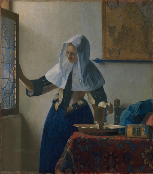 Jan Vermeer, Young Woman with a Water Jug, c.1662 (oil on canvas)