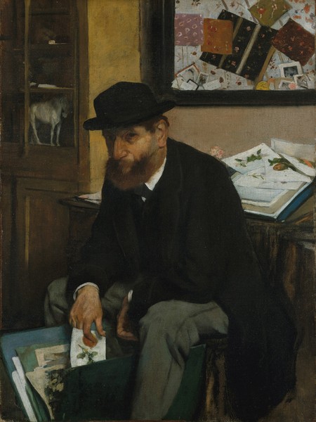 Edgar Degas, The Collector of Prints, 1866 (oil on canvas)