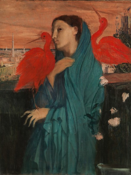 Edgar Degas, Young Woman with Ibis, 1860-62 (oil on canvas)