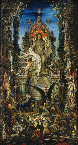 Gustave Moreau, Jupiter and Semele, 1894-95 (oil on canvas)