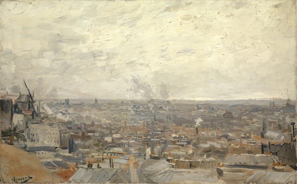Vincent van Gogh, View from Montmartre, 1886 (oil on canvas)