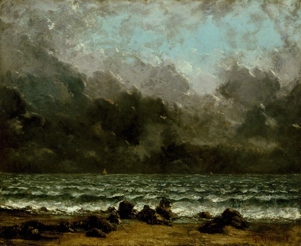 Gustave Courbet, The Sea, c.1865 (oil on canvas)