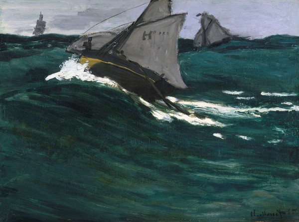 Claude Monet, The Green Wave, c.1866-67 (oil on canvas)