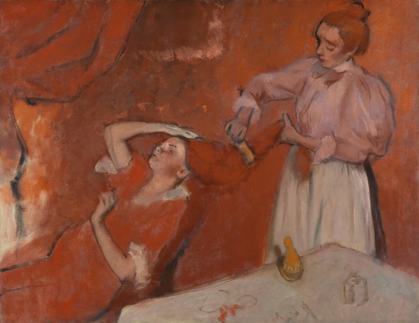 Edgar Degas, Combing the Hair (La Coiffure), c.1896 (oil on canvas)