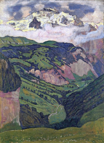 Ferdinand Hodler, The Jungfrau seen from Isenfluh, 1902 (oil on canvas)