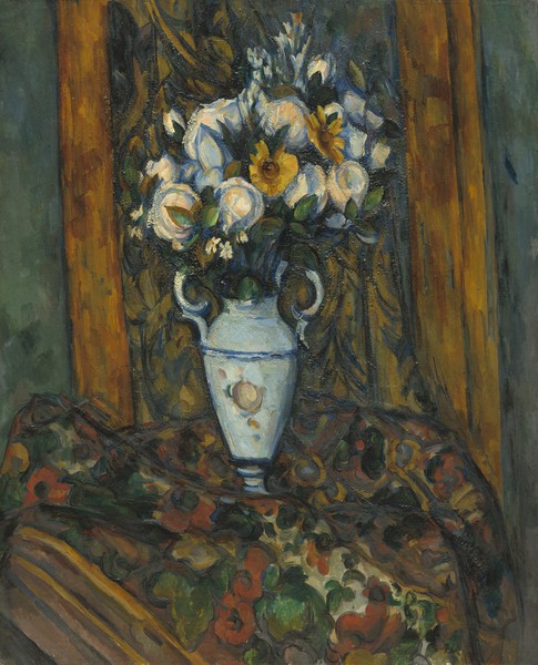 Paul Cézanne, Vase of Flowers, 1900-3 (oil on canvas)