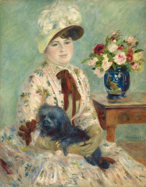 Pierre-Auguste Renoir, Mlle Charlotte Berthier, 1883 (oil on canvas)