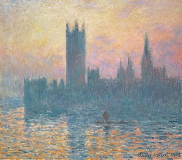 Claude Monet, The Houses of Parliament, Sunset, 1903 (oil on canvas)