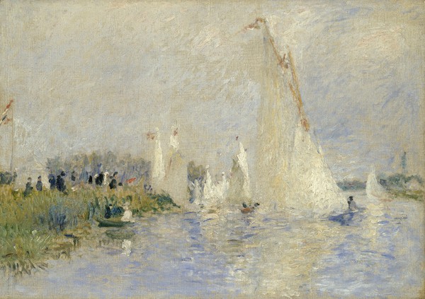 Pierre-Auguste Renoir, Regatta at Argenteuil, 1874 (oil on canvas)