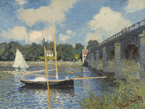 Claude Monet, The Bridge at Argenteuil, 1874 (oil on canvas)