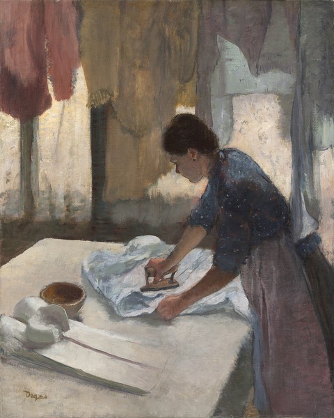 Edgar Degas, Woman Ironing, c.1876-87 (oil on canvas)