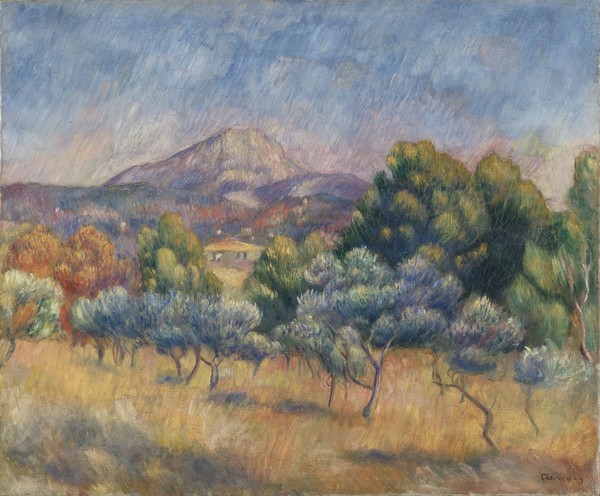 Pierre-Auguste Renoir, Mount of Sainte-Victoire, c.1888-89 (oil on canvas)