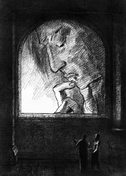 Odilon Redon, Lumiere, 1893 (litho)