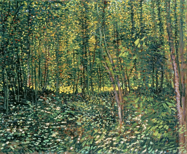 Vincent van Gogh, Trees and Undergrowth, 1887 (oil on canvas)
