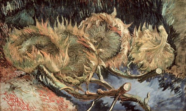 Vincent van Gogh, Four Withered Sunflowers, 1887 (oil on canvas)