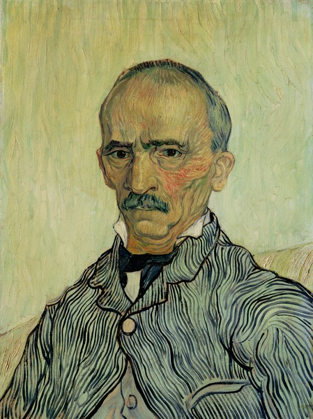 Vincent van Gogh, Portrait of Superintendant Trabuc in St. Paul's Hospital, 1889 (oil on canvas)