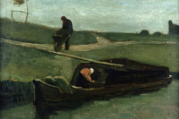 Vincent van Gogh, The Peat Boat, 1883 (oil on canvas)