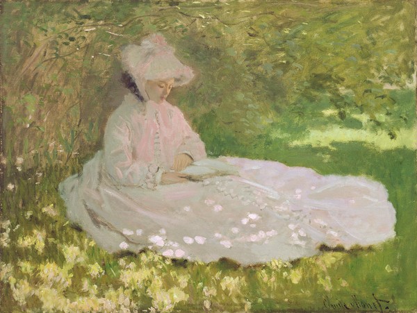Claude Monet, Springtime, 1872 (oil on canvas)