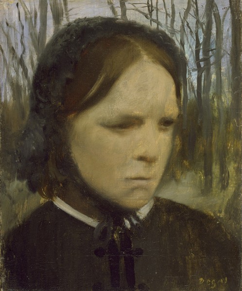 Edgar Degas, Portrait of Estelle Balfour, 1863-65 (oil on canvas)