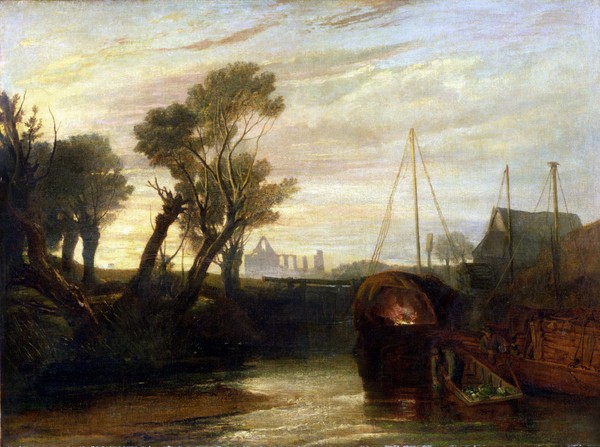 Joseph Mallord William Turner, Newark Abbey, 1807 (oil on canvas)