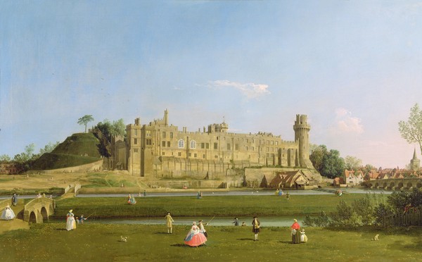 Canaletto, Warwick Castle, c.1748-49 (oil on canvas)