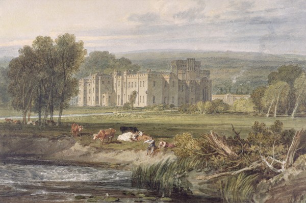 Joseph Mallord William Turner, View of Hampton Court, Herefordshire, from the south-east, c.1806 (w/c over graphite on wove paper)