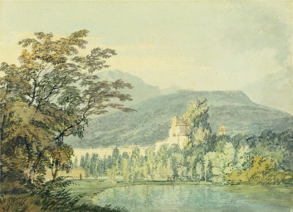 Joseph Mallord William Turner, Sir William Hamilton's Villa, c.1795 (w/c over pencil on paper)