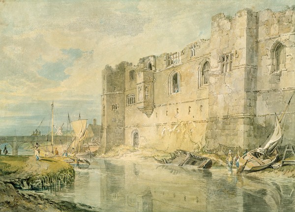 Joseph Mallord William Turner, Newark-upon-Trent, c.1796 (w/c over graphite on paper)