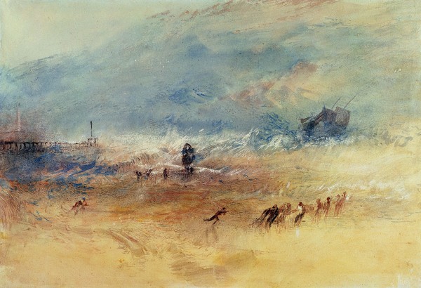 Joseph Mallord William Turner, Yarmouth Sands, c.1840 (w/c on paper)