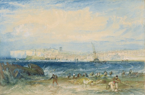 Joseph Mallord William Turner, Margate, c.1822 (w/c & scraping out on wove paper)