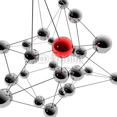 ag visuell, 3D-Illustration / 3D-Grafik: Social Media und Netzwerk (web, network, vernetzung, geschosse, ball, ball, individuell, individualität, anders sein, anders, individuell, einzigartig, vip, einsamkeit, abgeschiedenheit, gegenüberstellung, kontrast, originell, kontrast, ideen, abstrakt, kreativität, erfol)
