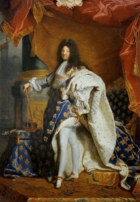 Louis XIV, 1701, HYACINTHE RIGAUD 